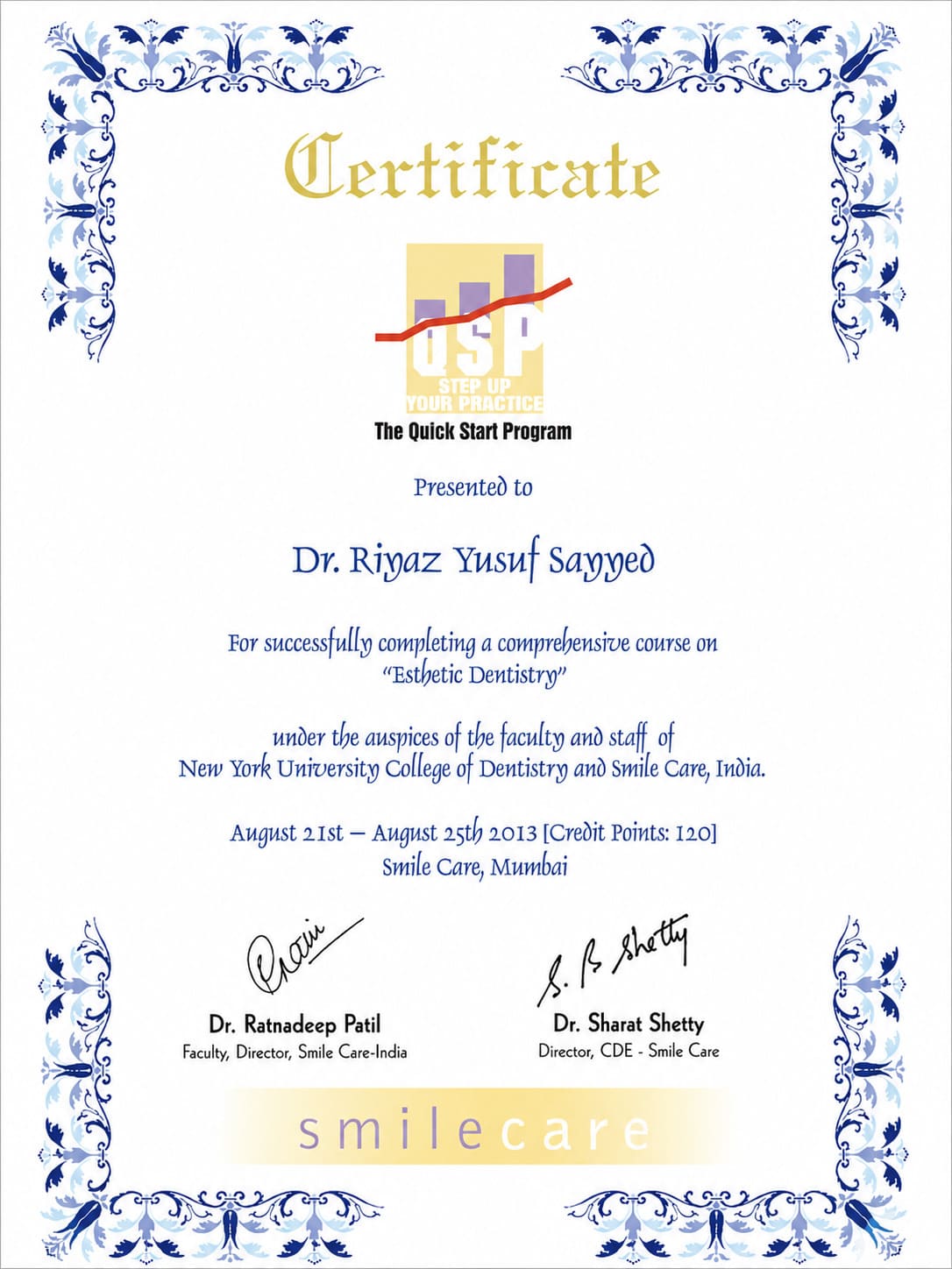 Doctor Certificate 2