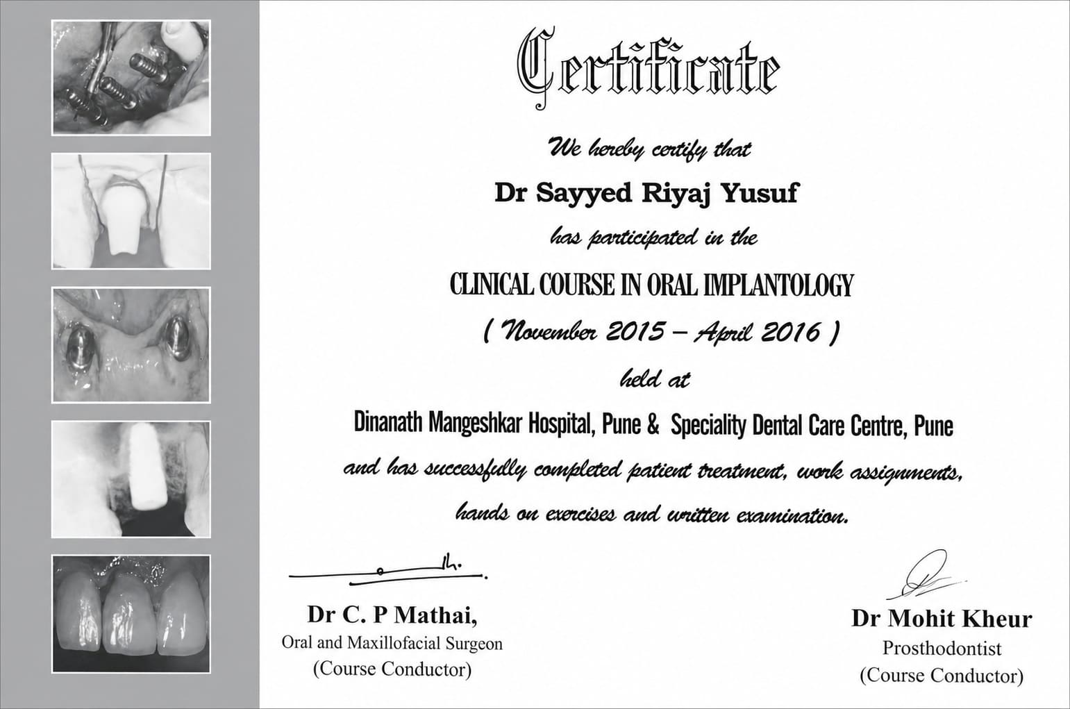 Doctor Certificate 4